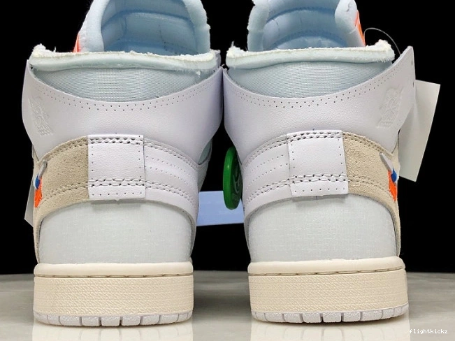 1 Off-White Jordan White AQ0818-100 Retro High Air 0815